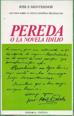 Pereda o la novela idilio .