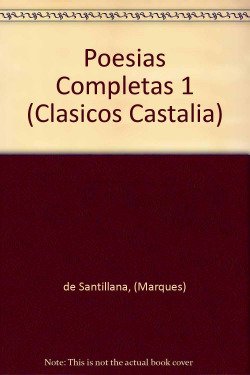 Poesías completas, I .