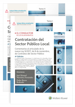 CONTRATACIÓN DEL SECTOR PÚBLICO LOCAL (2 VOL.)