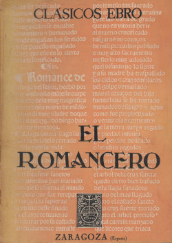 EL ROMANCERO Y OTRA POESIA DE TIPO TRADICIONAL