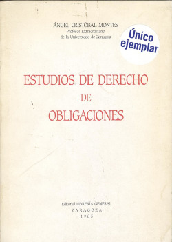 ESTUDIOS DE DERECHO DE OBLIGACIONES