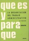 ORGANIZACION DEL TRABAJO ADMINISTRATIVO