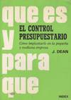 CONTROL PRESUPUESTARIO