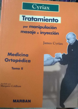 Tratamiento por manipulación, masaje e inyección