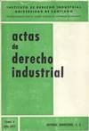 ACTAS DE DERECHO INDUSTRIAL