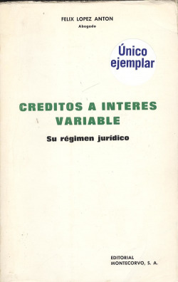 CREDITOS A INTERES VARIABLE