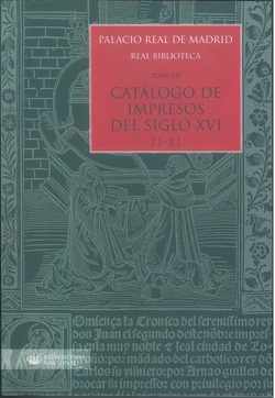 Xii.catalogo de impresos del siglo xvi [i-z]