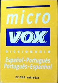 Micro Vox diccionario portugués español, español-portugués