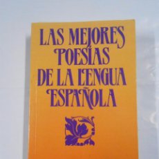 LAS MEJORES POESIAS DE LA LENGUA ESPAÑOLA