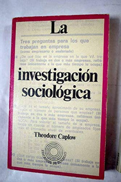 LA INVESTIGACION SOCIOLOGICA