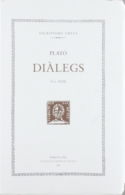 Diàlegs, vol. XVIII: Timeu. Crítias