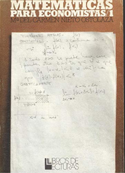 MATEMATICAS PARA ECONOMISTAS