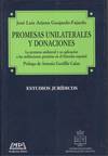 PROMESAS UNILATERALES Y DONACIONES