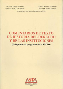 COMENTARIOS DE TEXTO DE HISTORIA DEL DERECHO Y DE LAS INSTIT