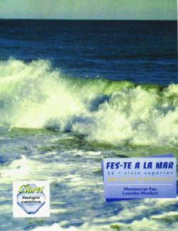 (CAT).RELIGIO 5E.PRIM.FES-TE A LA MAR.(TEMPS AL TEMPS).SUP.