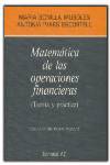 MATEMATICA DE LAS OPERACIONES FINANCIERAS