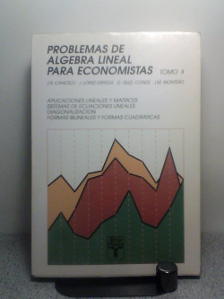 PROBLEMAS DE ALGEBRA LINEAL(II) PARA ECONOMISTAS.
