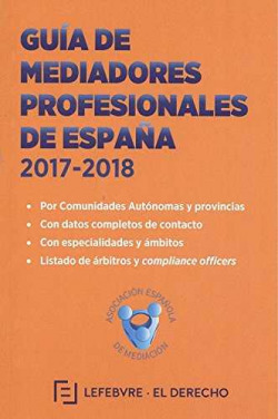 GUÍA DE MEDIADORES PROFESIONALES DE ESPAÑA 2017-2018