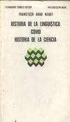 HISTORIA DE LA LINGEISTICA COMO HISTORIA DE LA CIENCIA