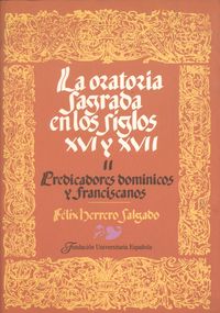 II.LA ORATORIA SAGRADA EN LOS SIGLOS XVI Y XVII
