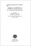 Obra poética y textos en prosa