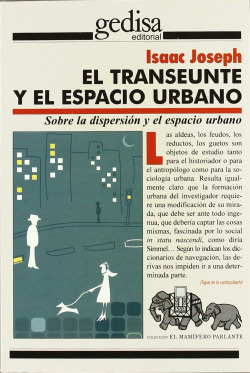 Transeunte Y El Espacio Urbano, El