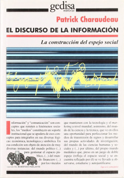 El discurso de la información