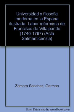 UNIVERSIDAD Y FILOSOFIA MODERNA EN LA ESPAÑA ILUSTRADA