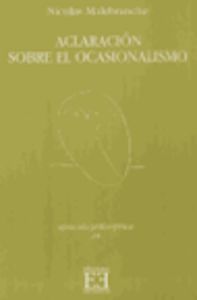 Aclaracion sobre el ocasionalismo