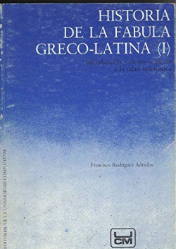 HISTORIA DE LA FABULA GRECO-LATINA