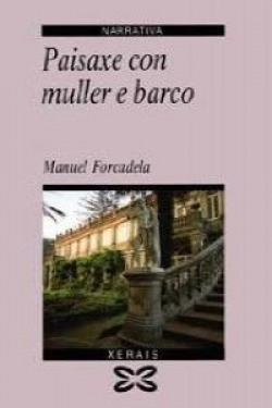 Paisaxe con muller e barco