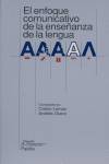EL ENFOQUE COMUNICATIVO DE LA ENSEÑANZA DE LA LENGUA
