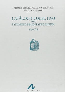 Catalogo colectivo patrimonio bibliografico S.XIX