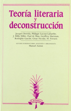 Teoría literaria y deconstrucción