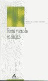 Forma y sentido en sintaxis