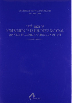 VI.Catalogo manuscritos biblioteca nacional XVI/XVII.