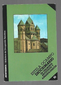 DICCIONARIO TERMINOS ARTISTICOS Y ARQUEOLOGICOS