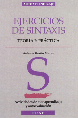 Ejercicios de sintaxis. Teoría y práctica