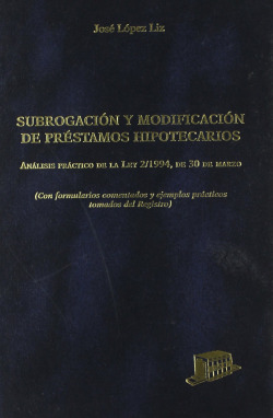 Subrogación y modificación de préstamos hipotecarios