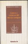 CANTOS Y CRONICAS DEL MEXICO ANTIGUO