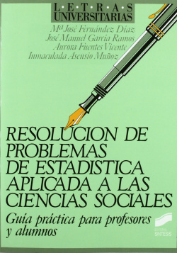 RESOLUCION PROBLEMAS ESTADISTICA APLICADA CIENCIAS SOCIALES
