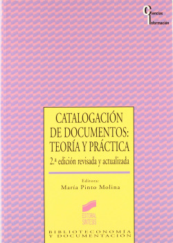 Catalogacion de documentos:teoria y practica