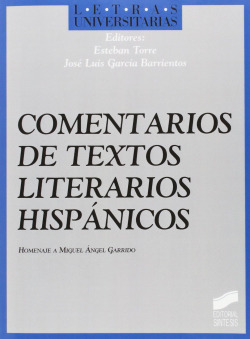 Comentarios de textos literarios hispánicos