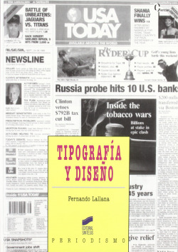 Tipograf¡a y diseño
