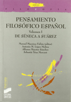 PENSAMIENTO FILOSOFICO ESPAÑOL VOL.I