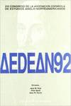Aedeam 92 - Xvi Congreso Asociación Española De Estudios Anglonorteamericanos