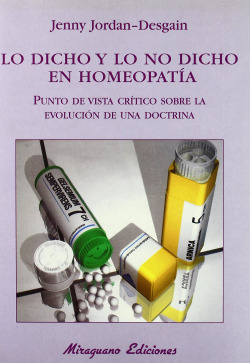 LO DICHO Y LO NO DICHO EN HOMEOPATIA