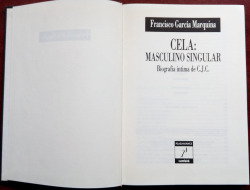 Cela:masculino singular.Biografía íntima