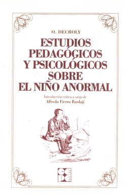 ESTUDIOS PEDAGOG.Y PSICOL.NIÑO ANORMAL
