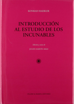Introducción al estudio de los incunables